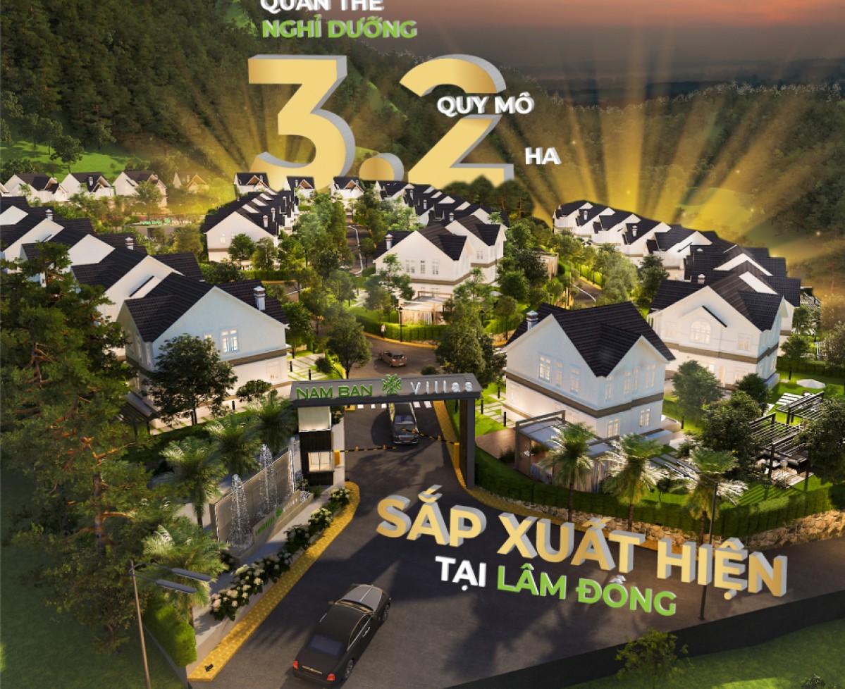 Khu compound - mở bán 40 nền biệt thự nghỉ dưỡng liền kề sân bay Liên Khương, Đà Lạt. LH 0901778140