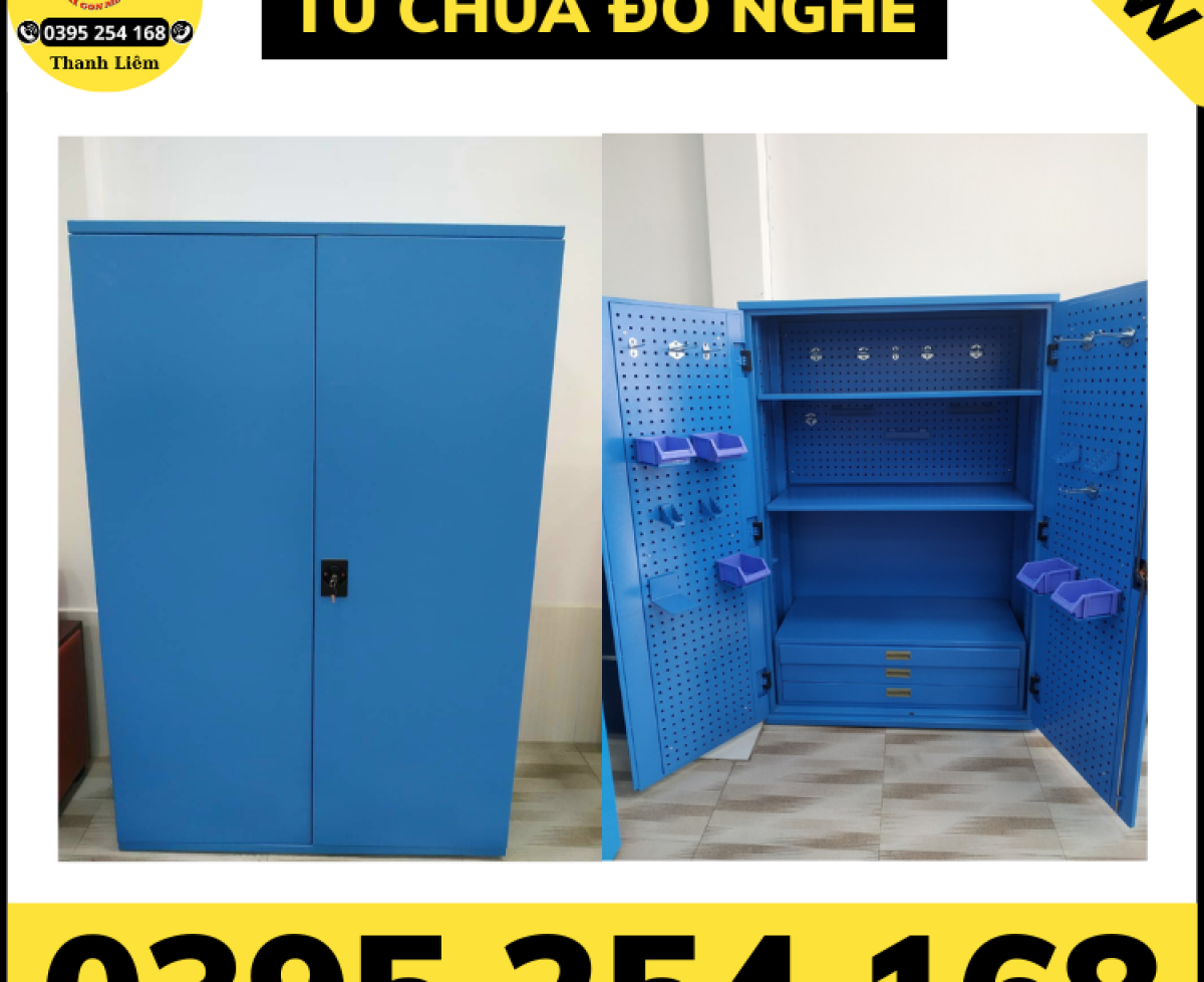 Tủ đựng vật tư, đồ nghề chuyên dùng cho các nhà máy, kho xưởng