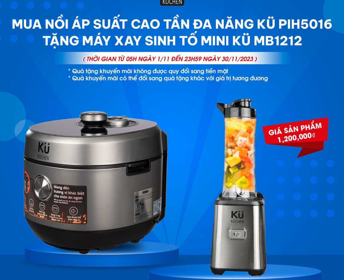 NỒI ÁP SUẤT CAO TẦN ĐA NĂNG KU PIH5016