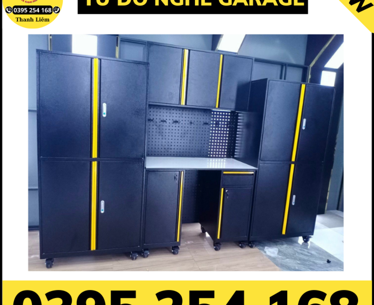 Bộ tủ đựng đồ nghề chuyên dụng  trong các garage ô tô