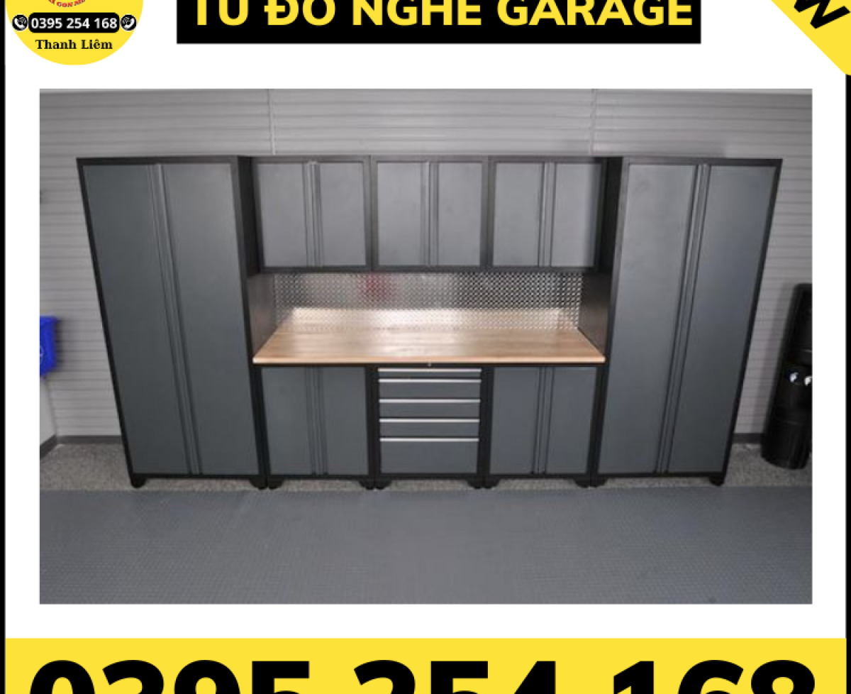 Bộ tủ đựng đồ nghề chuyên dụng  trong các garage ô tô