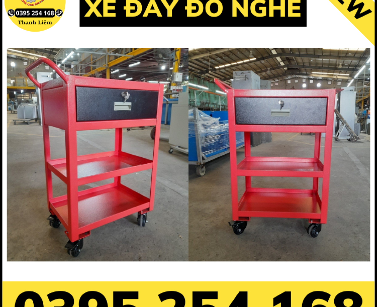 Xe đẩy dụng cụ đồ nghề tùy chỉnh kích thước theo yêu cầu