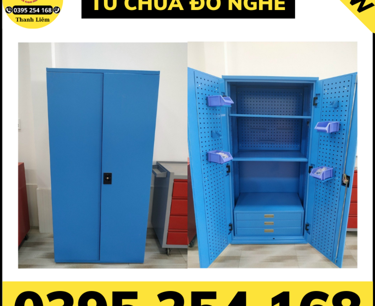 Tủ đựng vật tư, dụng cụ đồ nghề chuyên dùng cho các kho xưởng công nghiệp