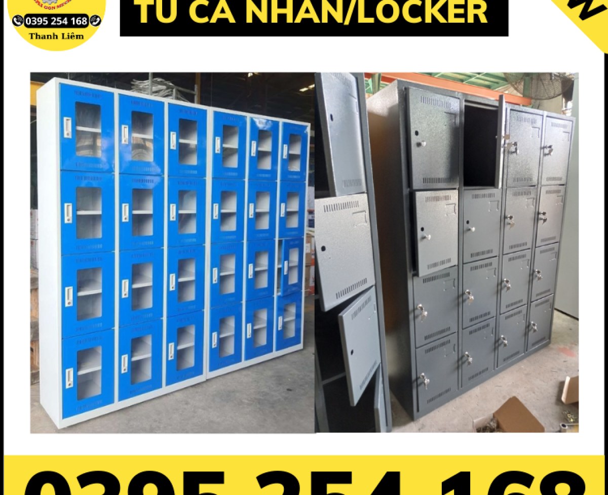 Tủ locker, tủ cá nhân thiết kế theo yêu cầu