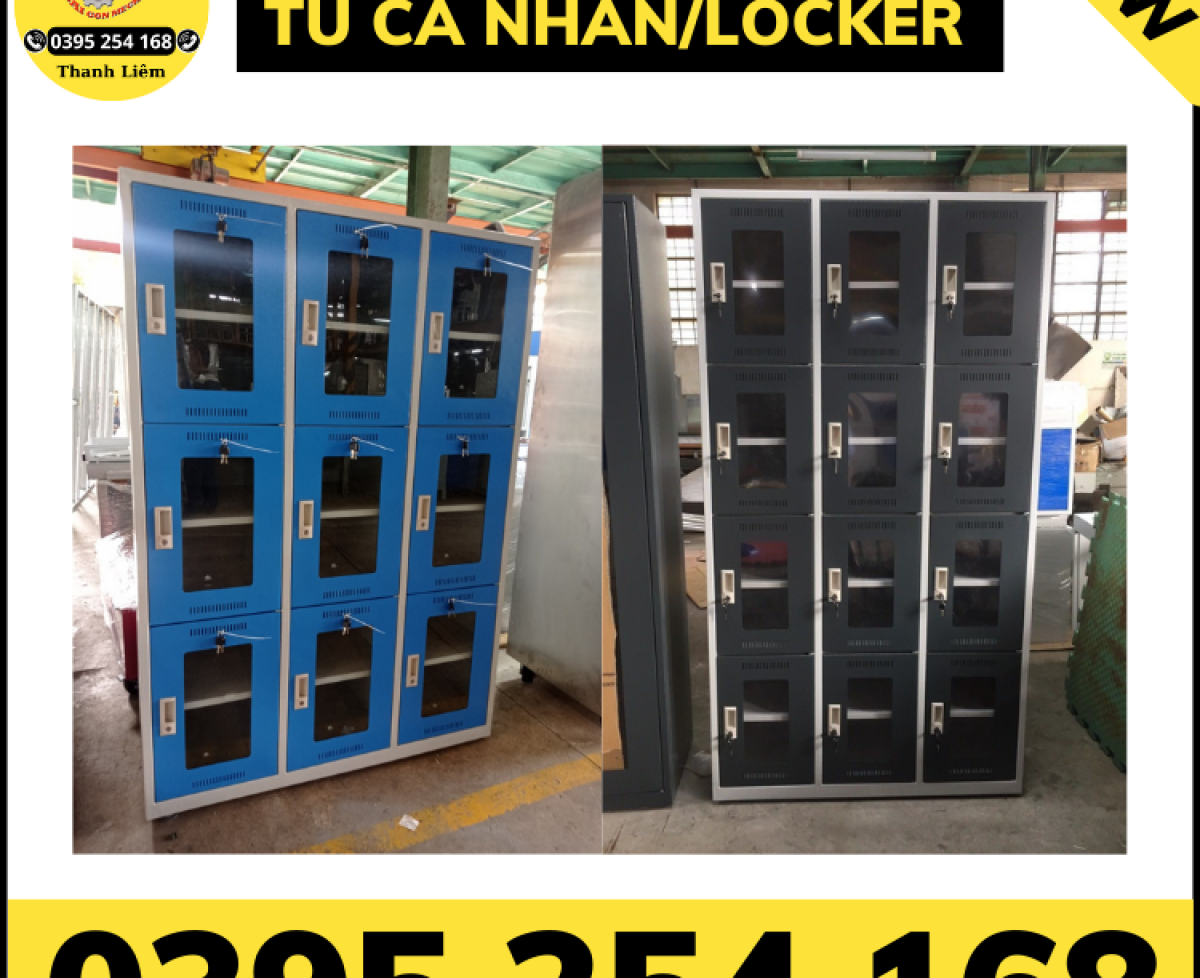 Tủ locker, tủ cá nhân thiết kế theo yêu cầu