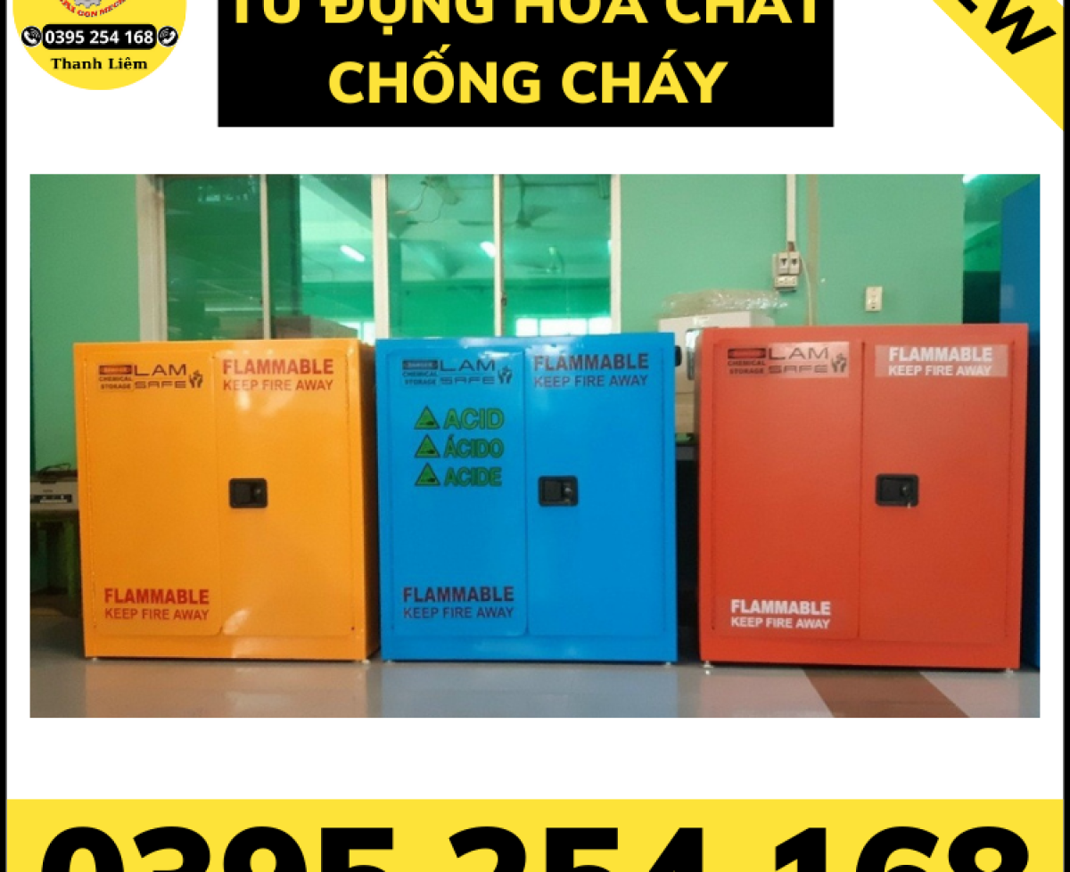 Tủ đựng hóa chất chống cháy chuyên dụng