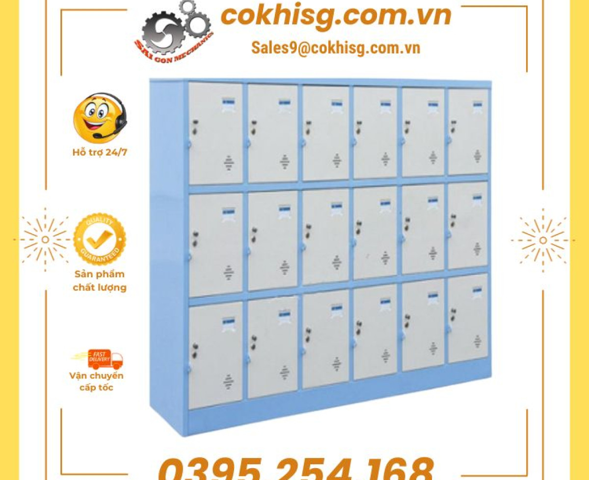 Tủ locker, tủ cá nhân bằng thép sơn tĩnh điện