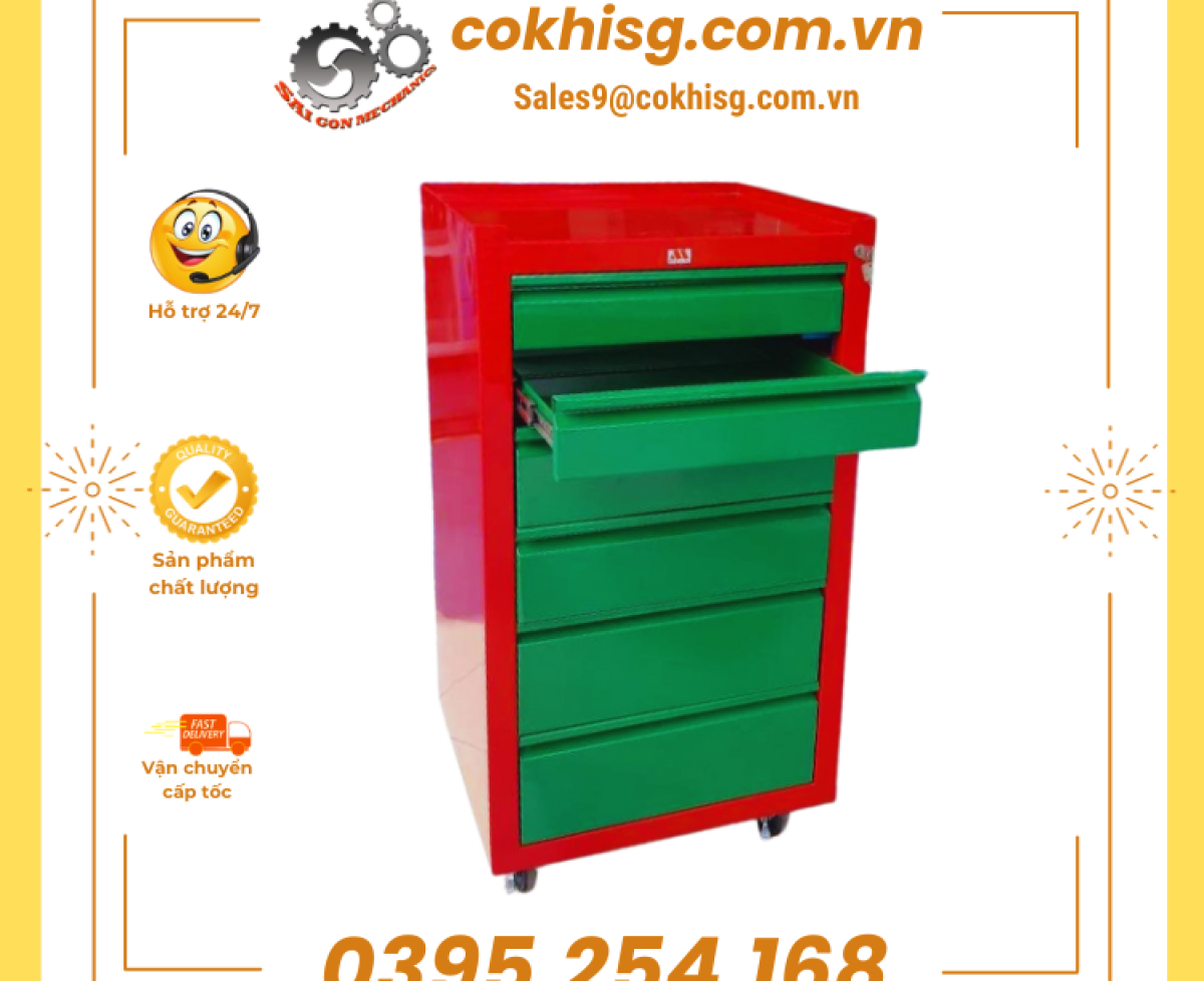 Xe đẩy đồ nghề chuyên dùng trong garage