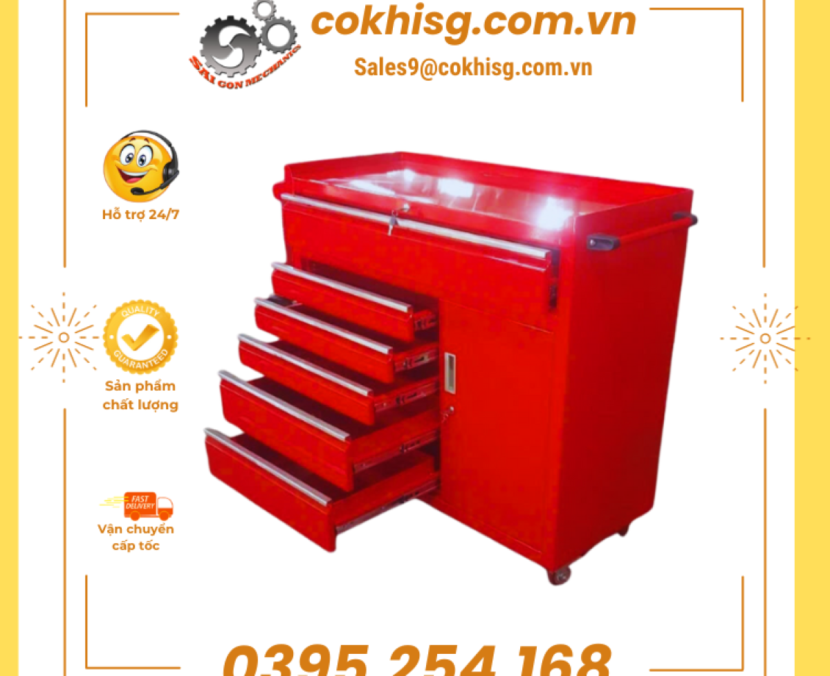 Xe đẩy đồ nghề chuyên dùng trong garage