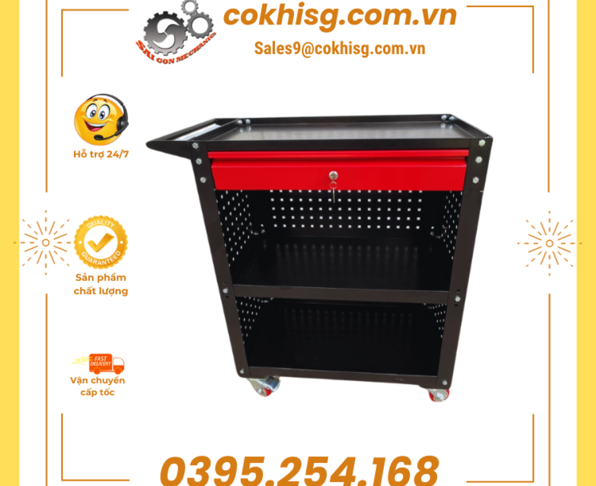 Xe đẩy đồ nghề chuyên dùng trong garage