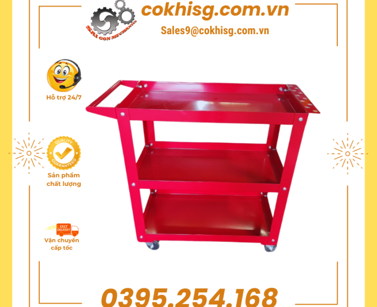 Xe đẩy đồ nghề chuyên dùng trong garage