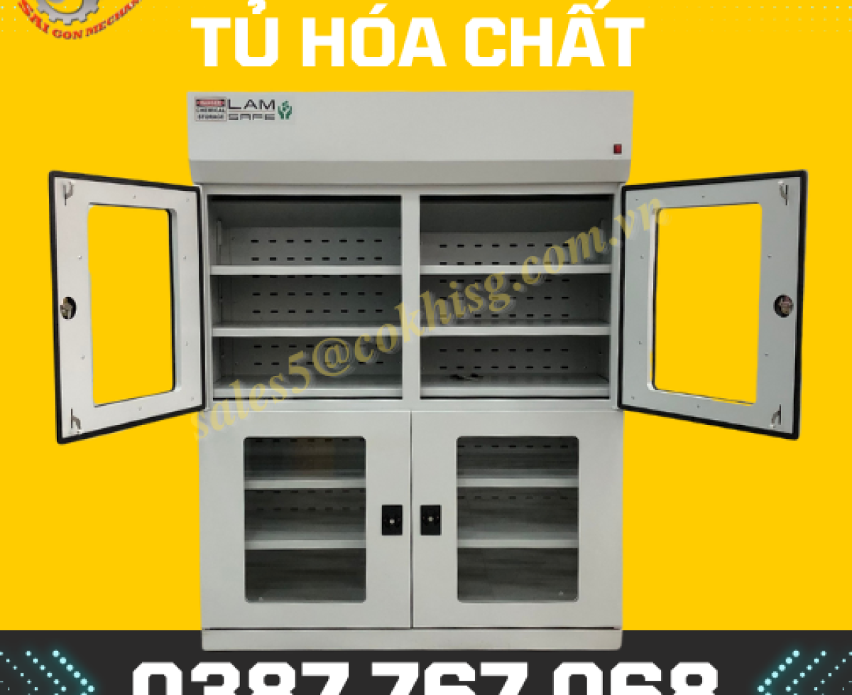 Tủ đựng hóa chất có lọc hấp thu