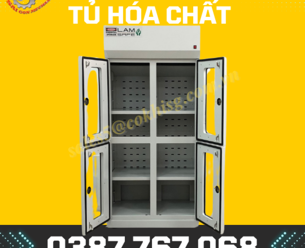 Tủ đựng hóa chất có lọc hấp thu