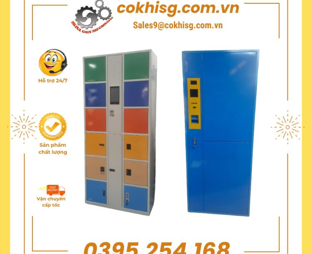 Tủ locker thiết kế theo yêu cầu