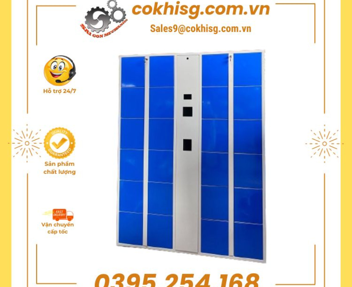 Tủ locker bằng sắt sơn tĩnh điện