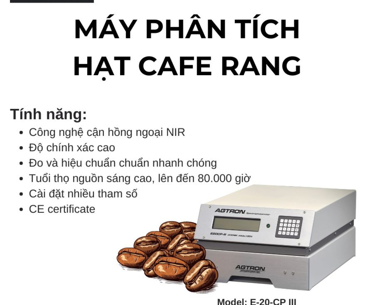 Máy phân tích hạt cafe rang