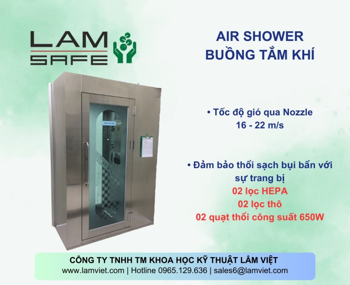 SẢN PHẨM AIR SHOWER - LAMSAFE