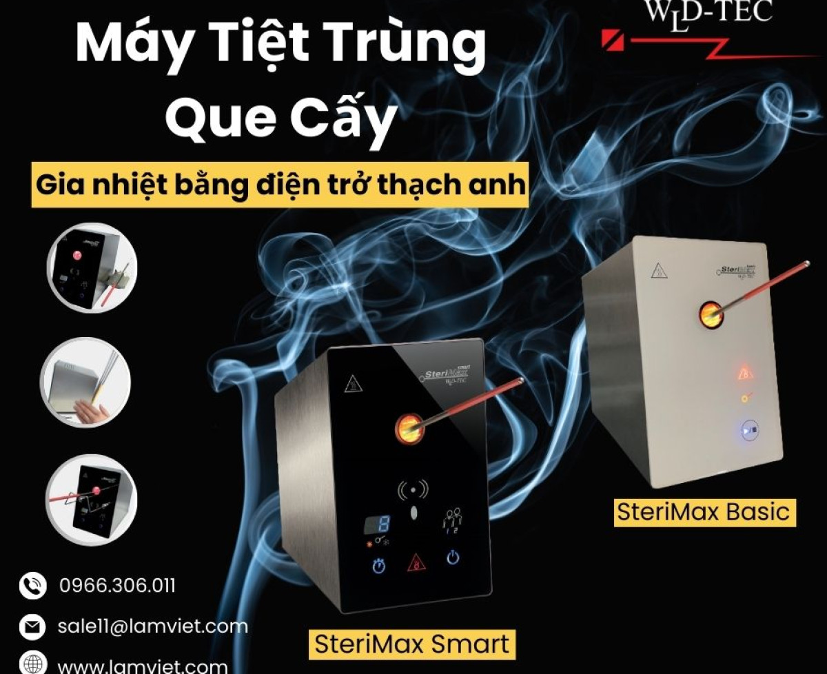 Máy tiệt trùng que cấy gia nhiệt bằng hồng ngoại