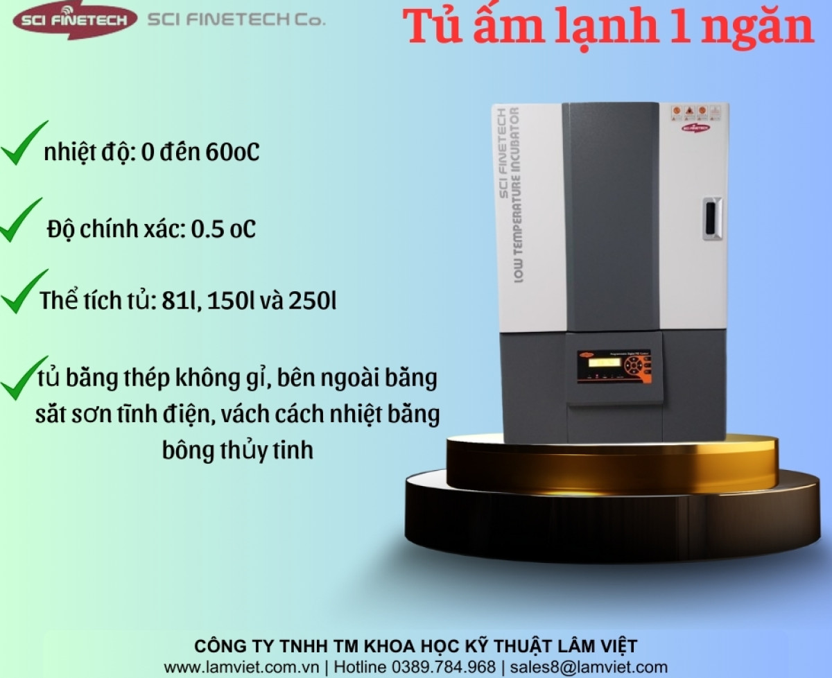 Tủ Ấm Lạnh SCI FINETECH