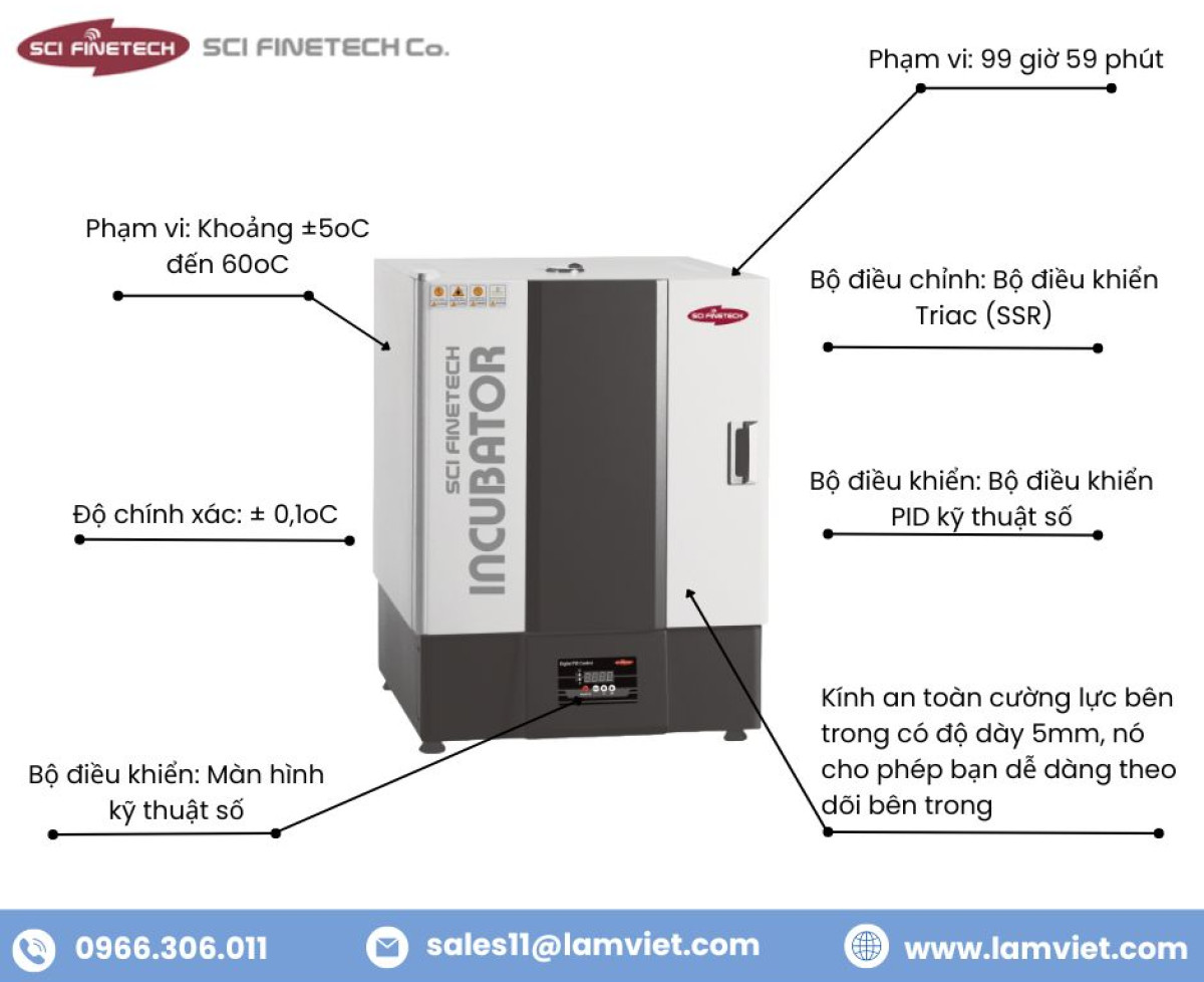 Tủ ấm đối lưu tự nhiên SCI FINETECH