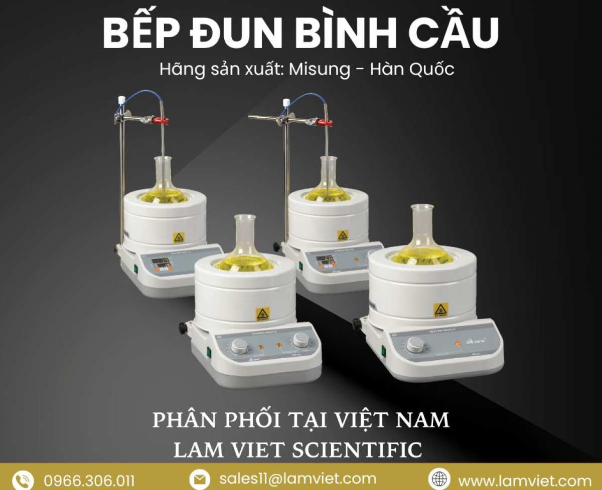 Bếp đun bình cầu Misung