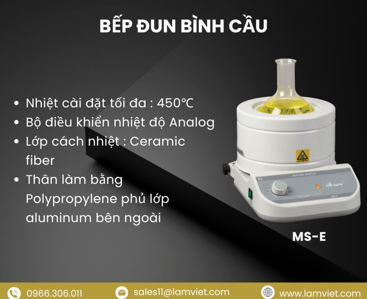 Bếp đun bình cầu Misung