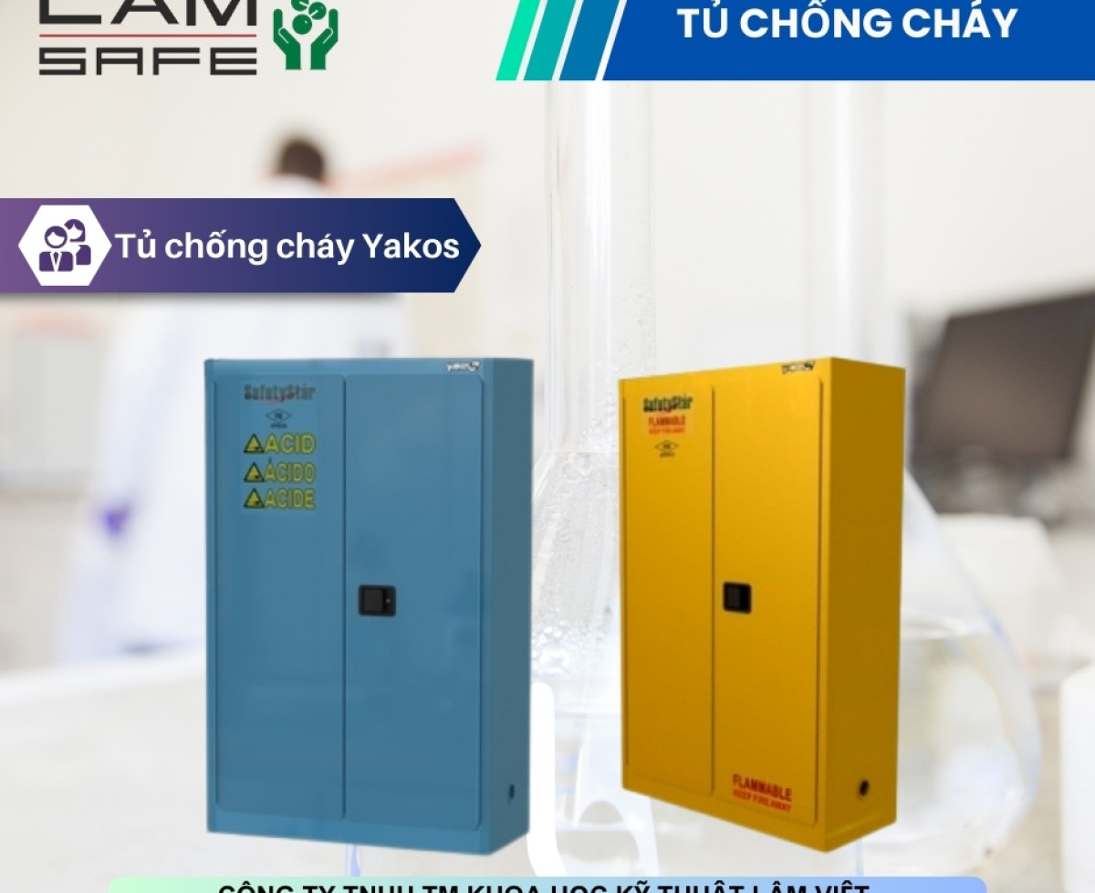 tủ dựng dung môi dễ cháy thương hiệu yakos65