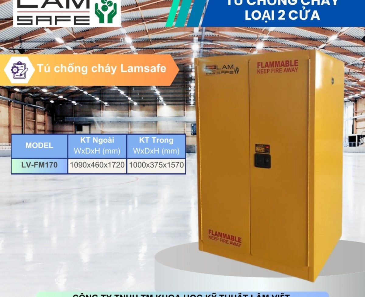 Tủ chống cháy  Lâm Việt