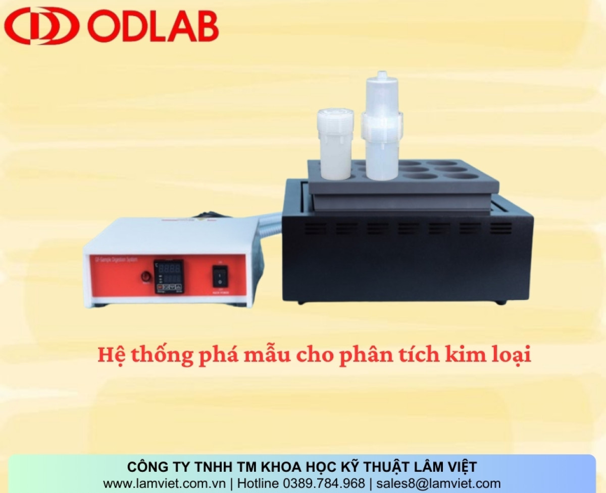 Thiết bị phá mẫu kim loại ODLAB ECO-PRE HT