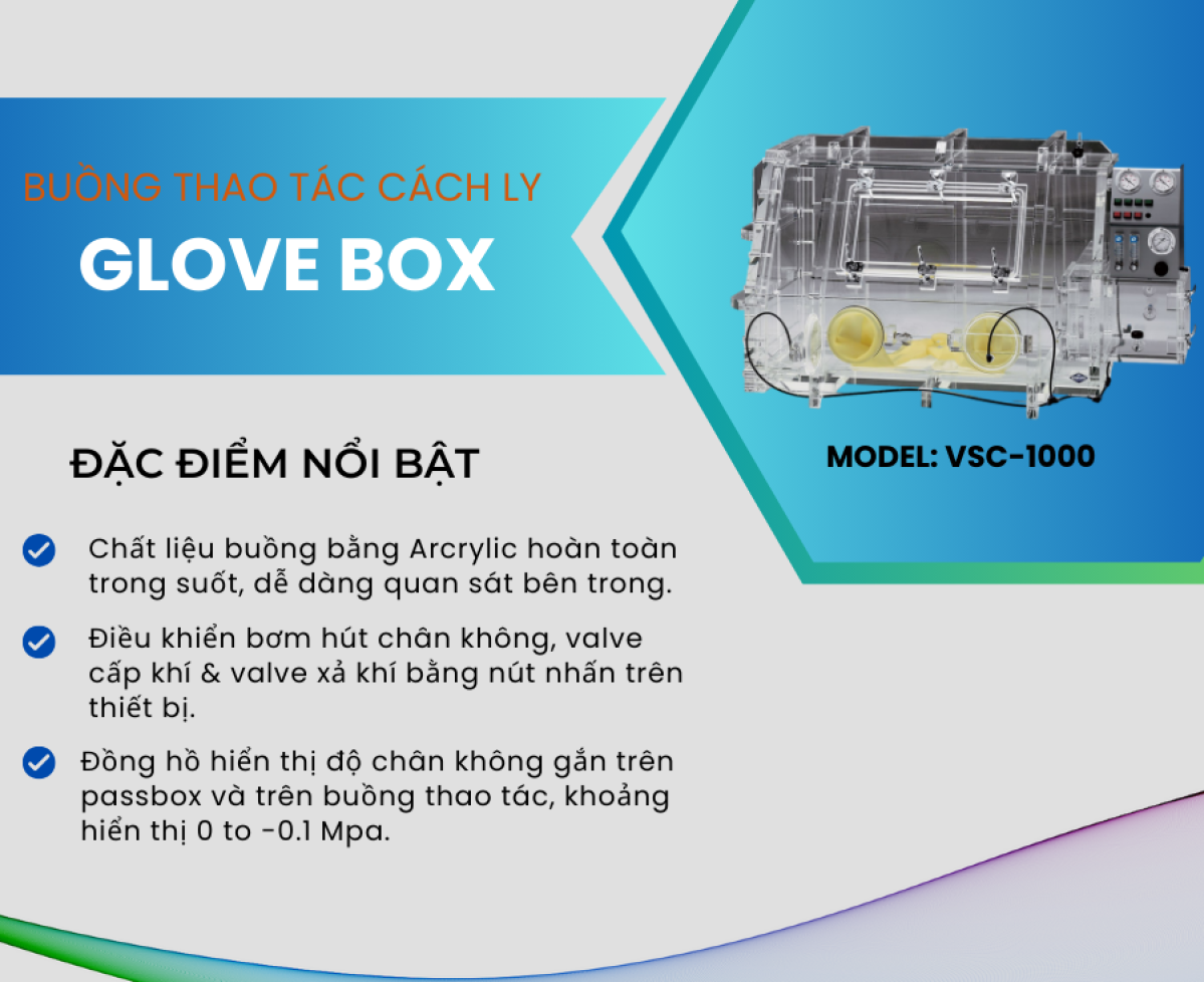 Buồng Thao Tác Cách Ly Glove Box