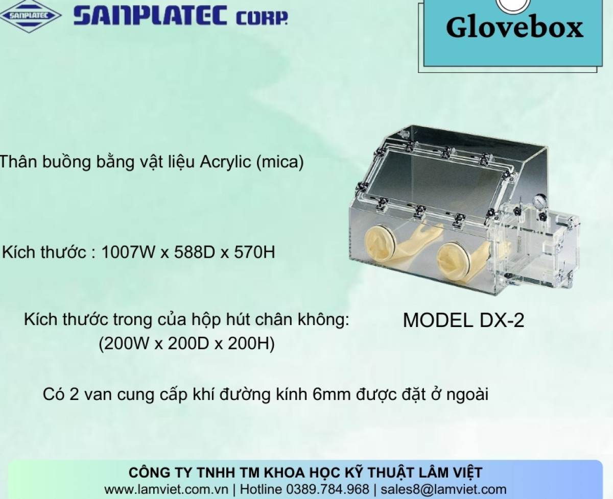 Buồng Thao Tác Cách Ly - Glove Box Sanplatec