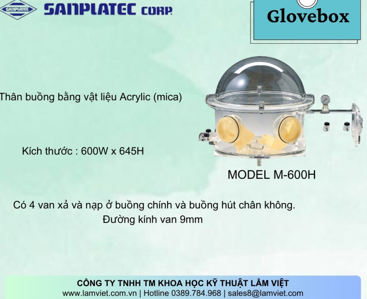 Buồng Thao Tác Cách Ly - Glove Box Sanplatec