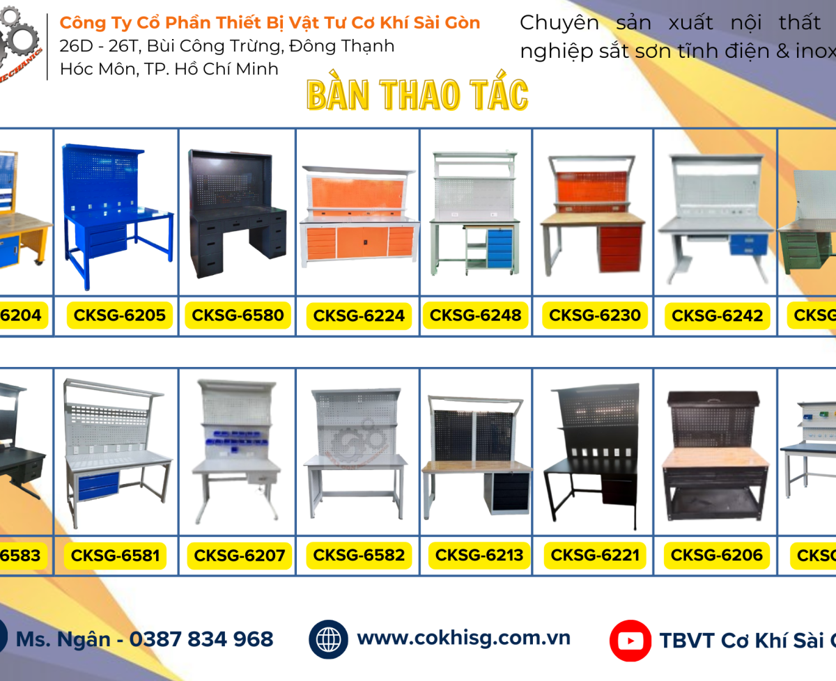 Bàn thao tác giá tốt