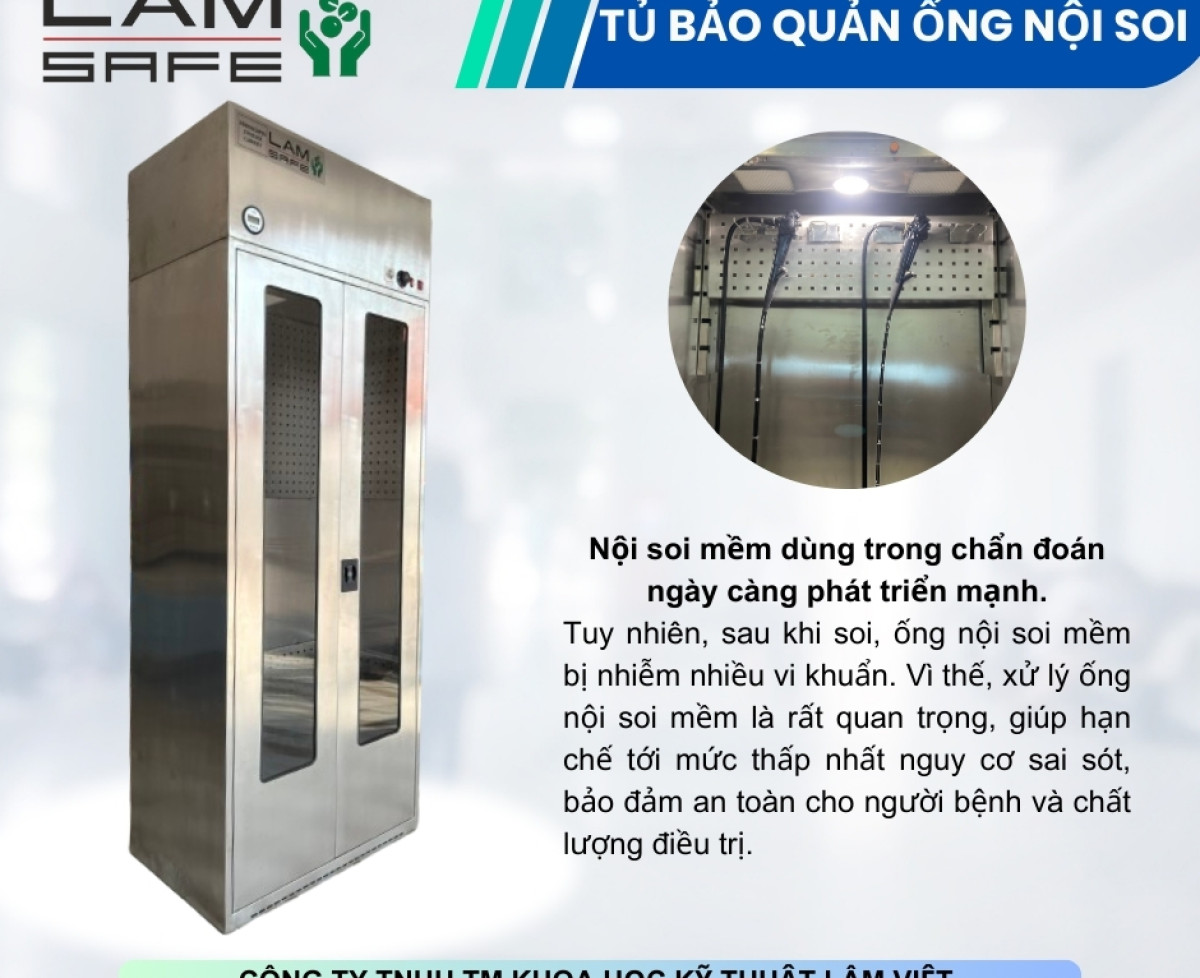 Tủ bảo quản ống nội soi