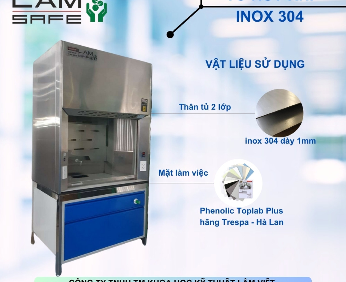 Tủ Hút Inox 304 - LamSafe