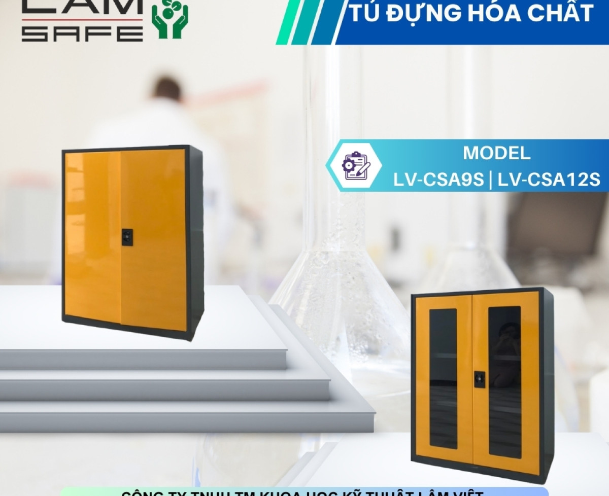 Tủ hóa chất - Lâm Việt SCI