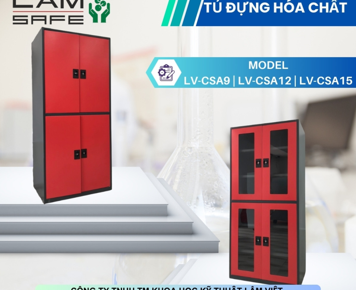 Tủ hóa chất - Lâm Việt SCI