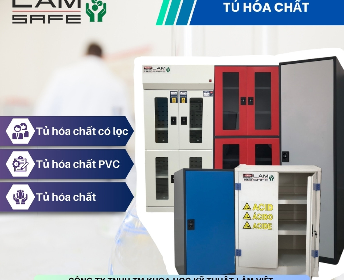 Tủ bảo quản hóa chất