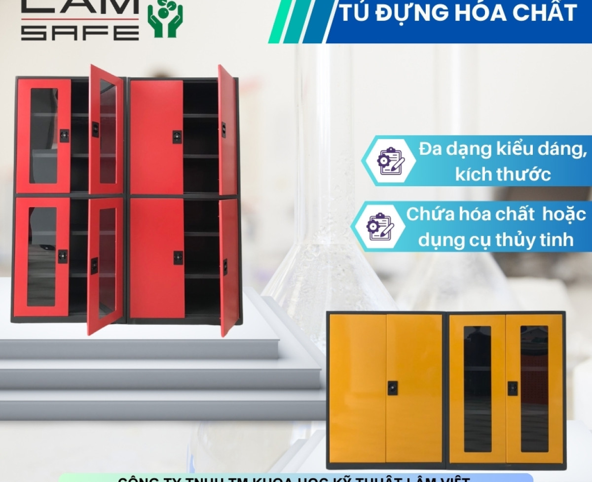 Tủ Dựng Hóa Chất từ Lâm Việt