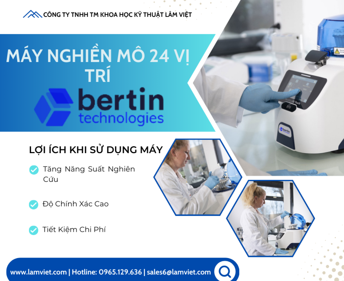 Máy Nghiền Mô 24 Vị Trí - Bertin