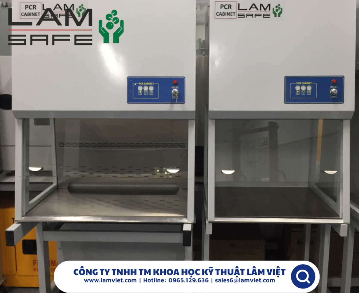 Tủ PCR Có Gió Hoàn Lưu Qua Lọc Hepa - LAMSAFE