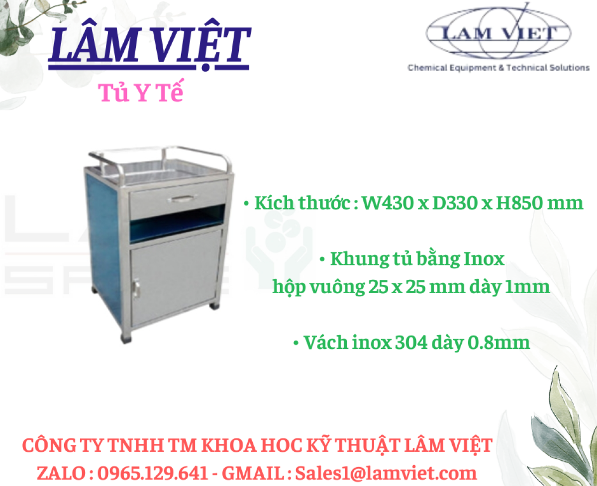 Tủ y tế inox