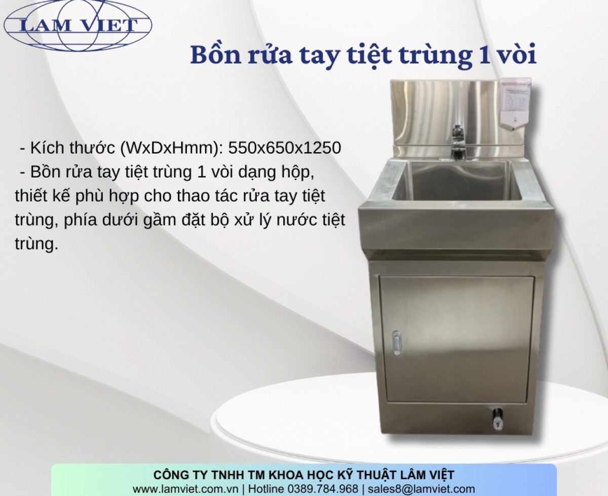 Bồn rửa tay tiệt trùng