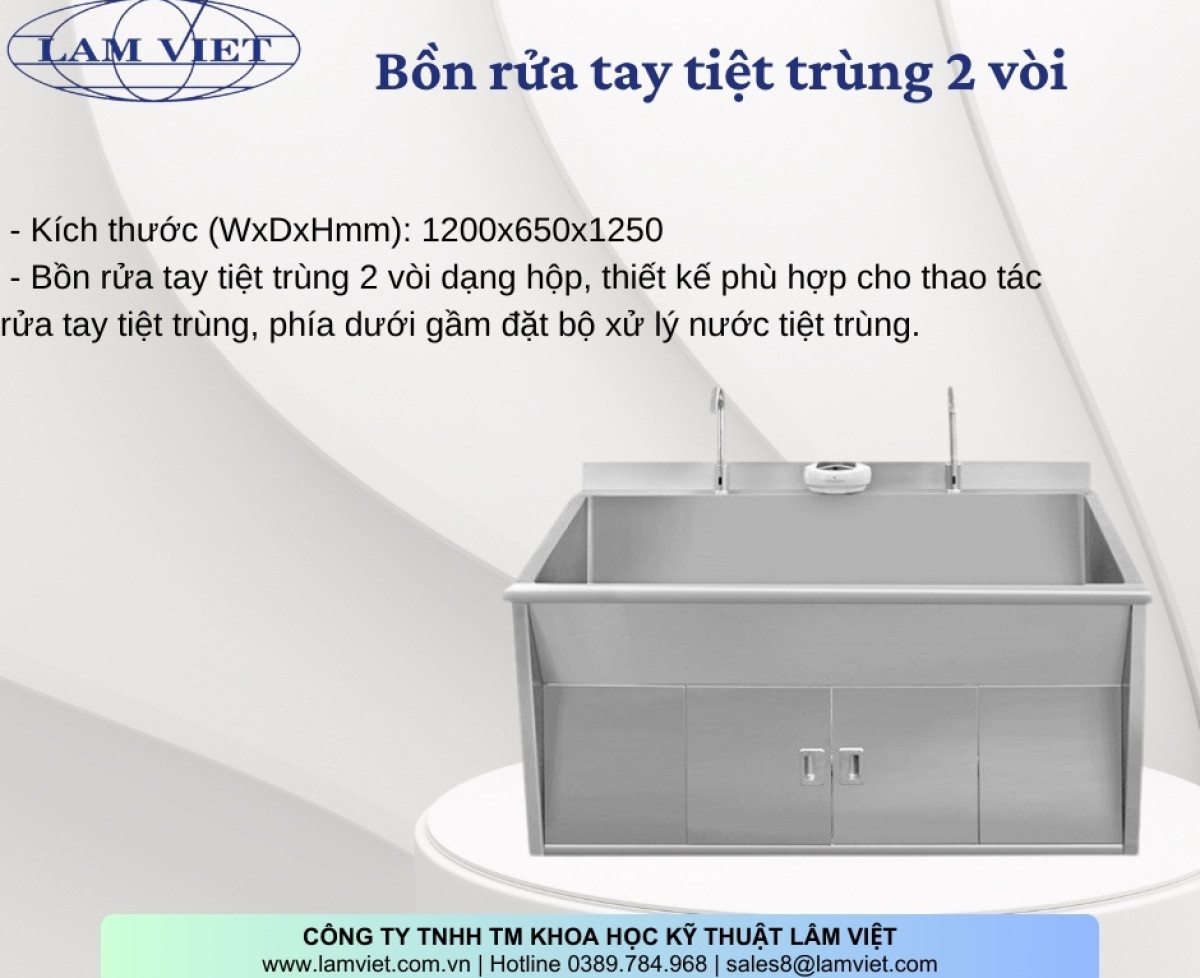 Bồn rửa tay tiệt trùng