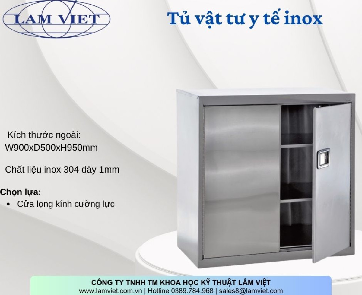 Tủ chứa vật tư bằng inox 304