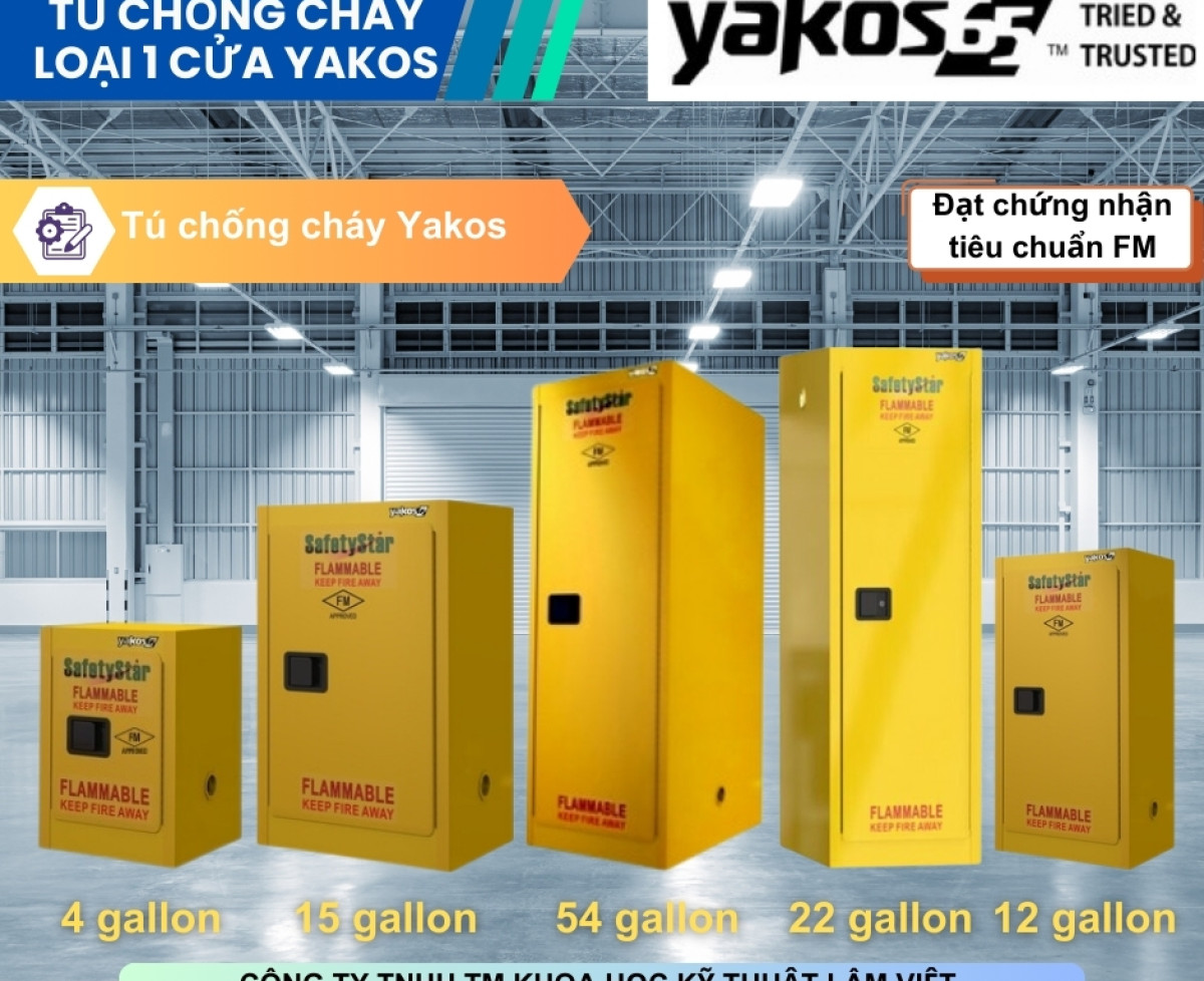 Tủ chống cháy Yakos model CCG-004-DA-A