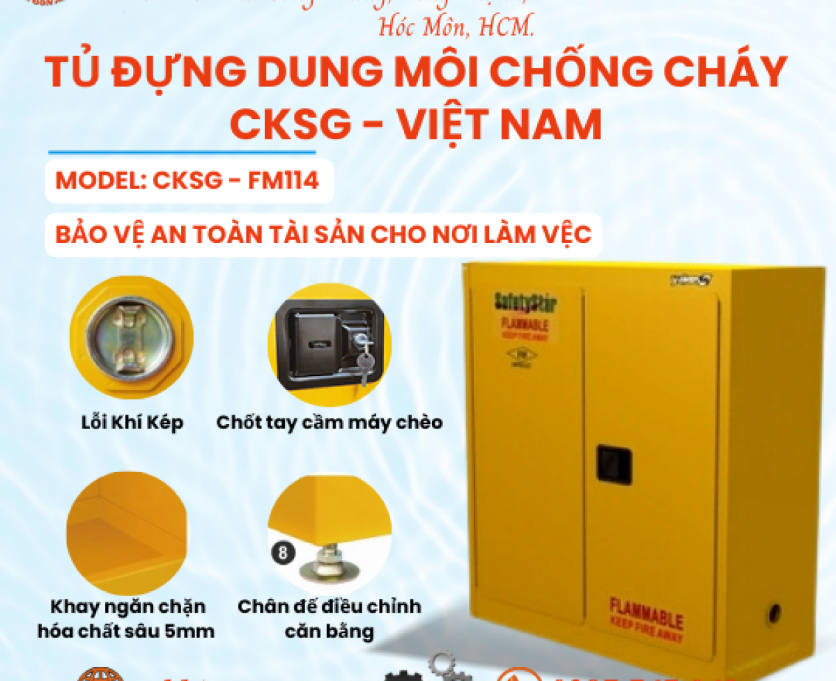 TỦ CHỨA DUNG MÔI CHỐNG CHÁY