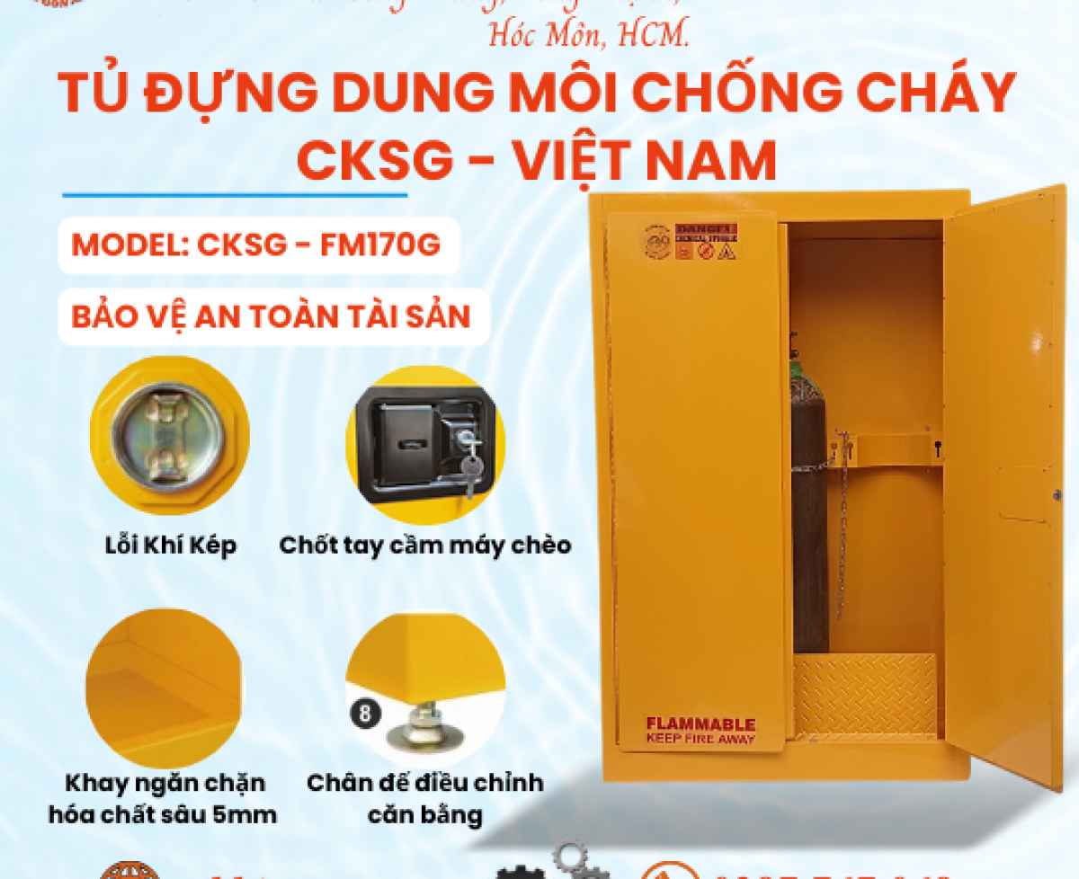 TỦ CHỨA DUNG MÔI CHỐNG CHÁY