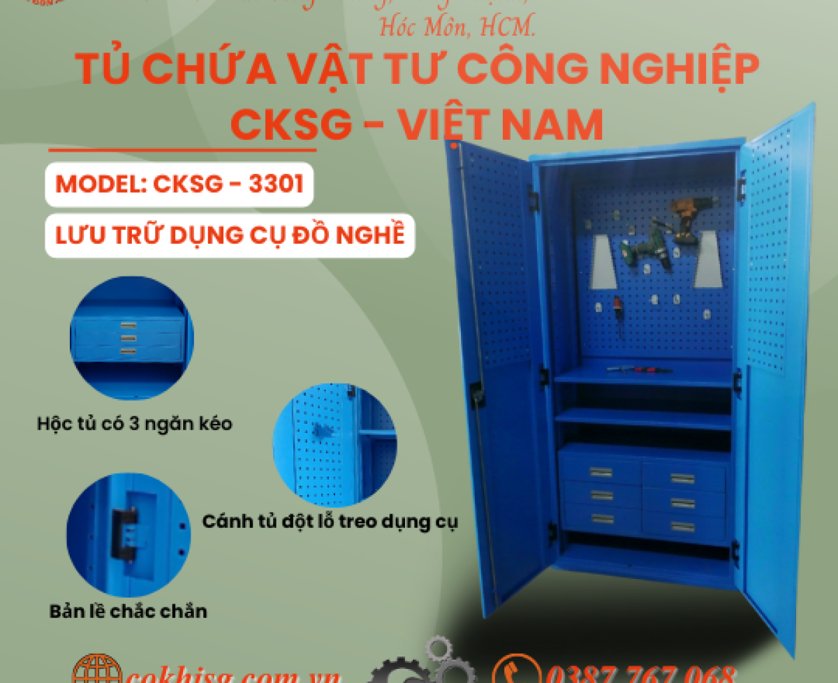 Tủ đựng dụng cụ đồ nghề CKSG-3301