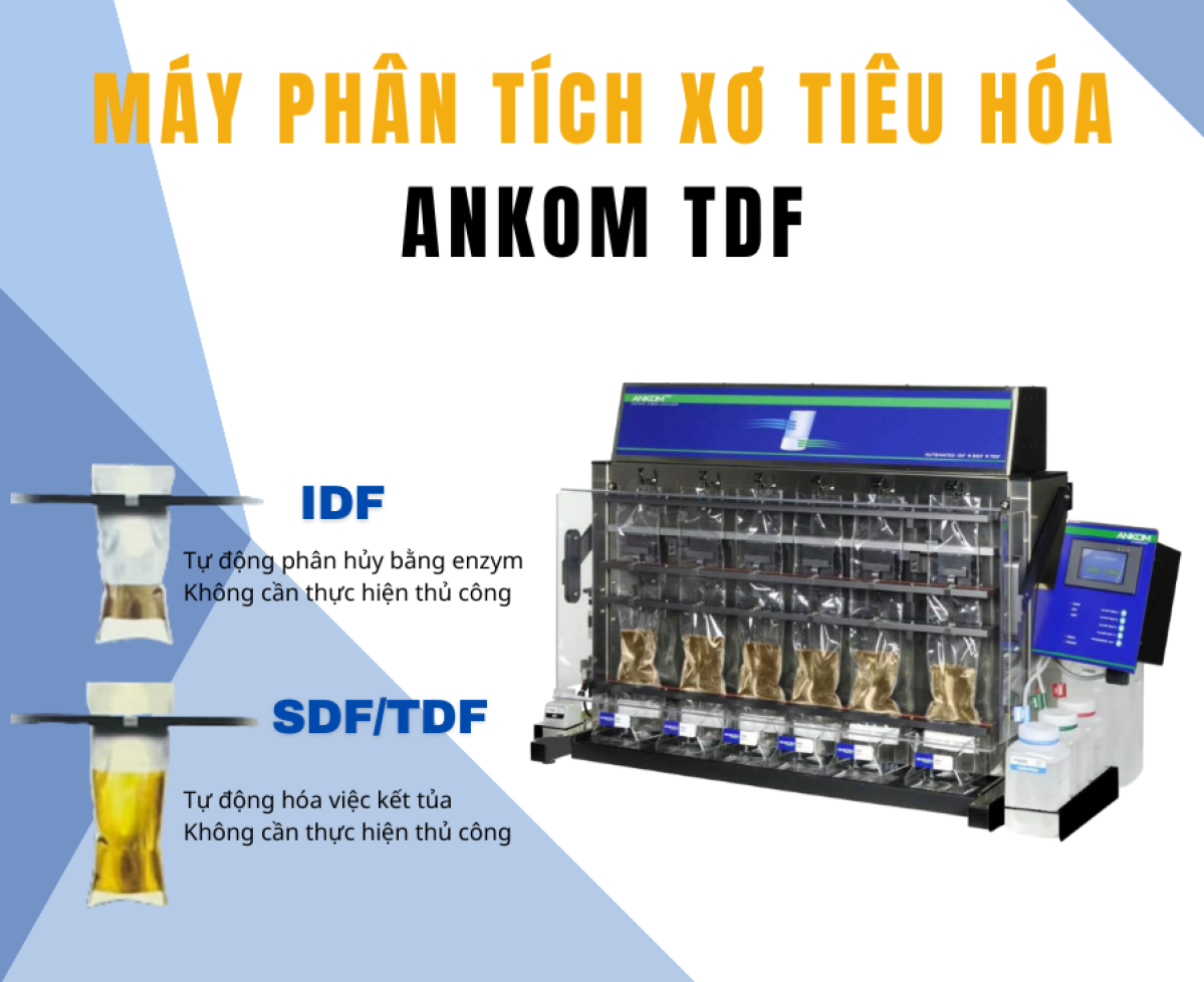 Ankom TDF là một giải pháp hiệu quả cho việc phân tích xơ tiêu hóa